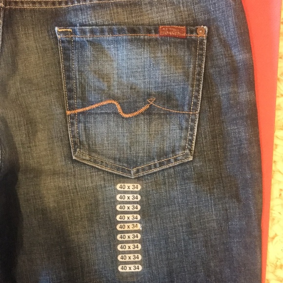7 For All Mankind Mens jeans NWT but altered to 40x31 - Picture 8 of 9